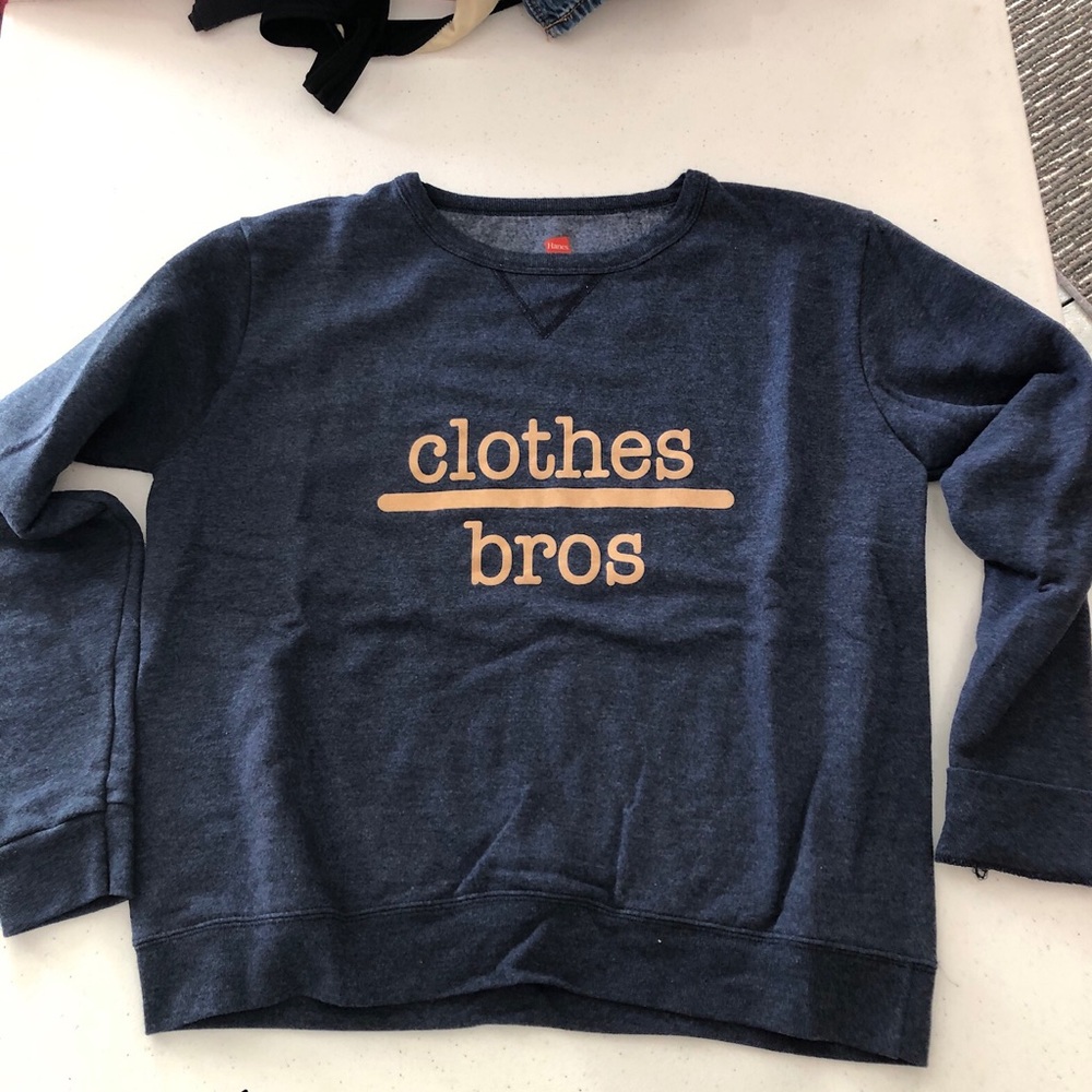 Clothes before bros sweatshirt